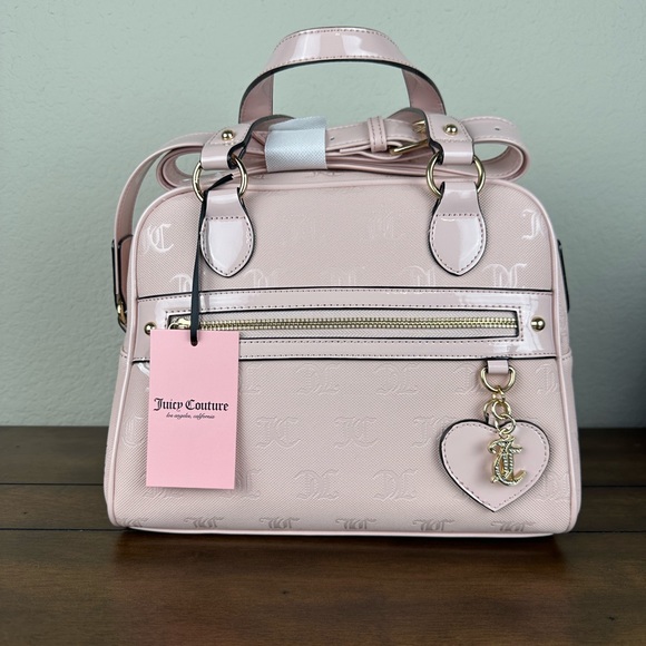 Juicy Couture Nailed it Satchel Clay Pink - Picture 2 of 7